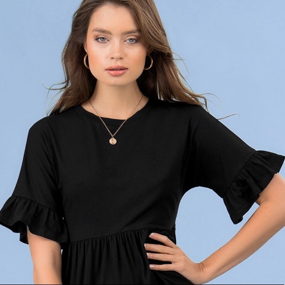 NEW| Cool Factor Black Mini Dress - Picture 7 of 7